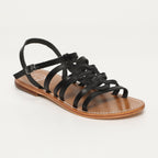 White Sun - Sandalias Henna - Buff negro - Negro