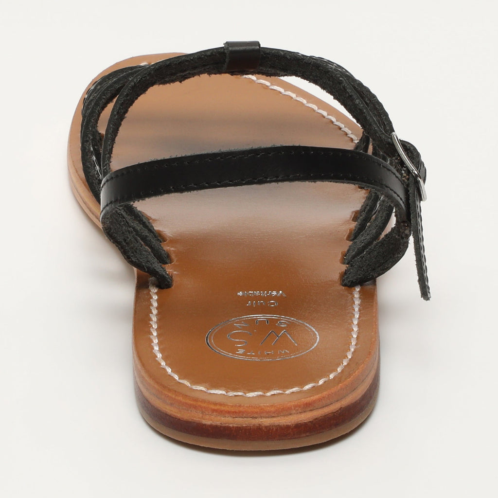 White Sun - Sandalias Henna - Buff negro - Negro