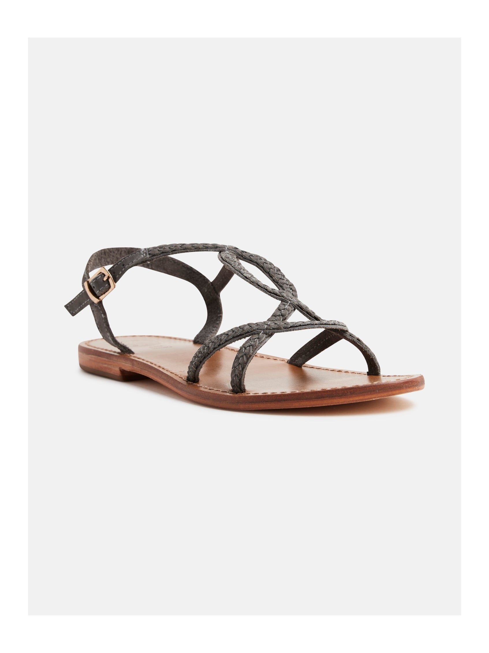 White Sun - Sandalias Juno - Snuffed Buff Grey (Trenza 3B) - Gris