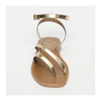White Sun - Tinley Sandals - Dark Gold Goat Leather - Dark Gold
