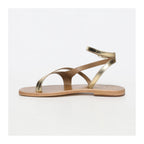 White Sun - Tinley Sandals - Dark Gold Goat Leather - Dark Gold