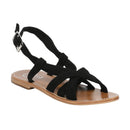 White Sun - Sandales Banita - Black Goat Suede - Black