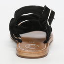 White Sun - Sandales Banita - Black Goat Suede - Black