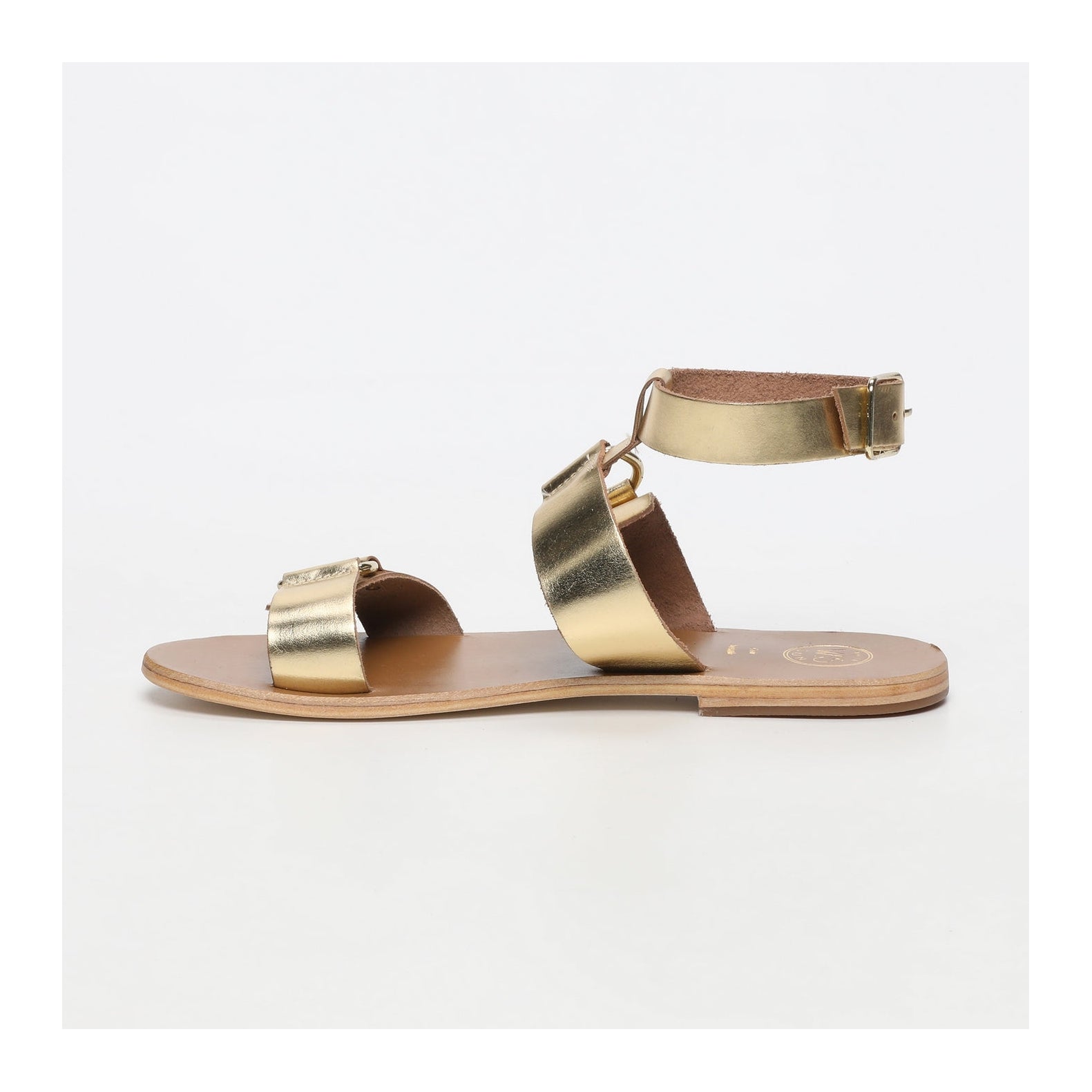 White Sun - Bharathi Sandals - Dark Gold - Women