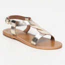 Sol Blanco - Sandalias Andorra - Gold Buff - Oro