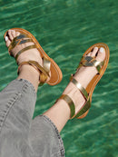 White Sun - Motilla Sandals - Dark Gold - Women's