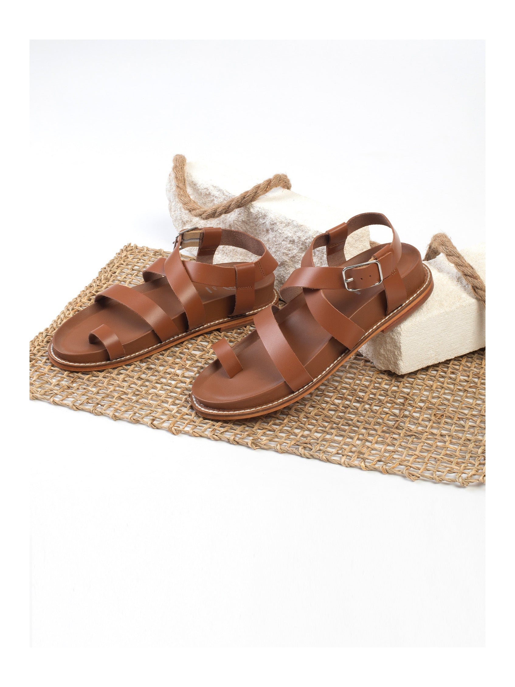 White Sun - Munera Sandals - Camel Buff - Camel