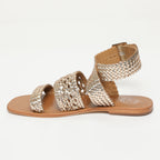 Sandales Solana - Gold Goat Leather - Gold