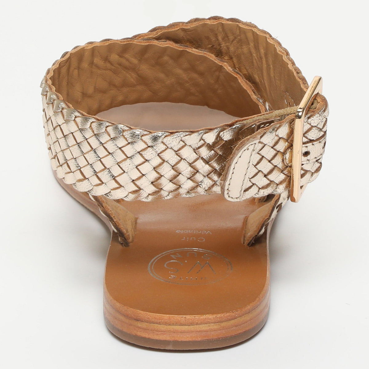 Sandales Solana - Gold Goat Leather - Gold