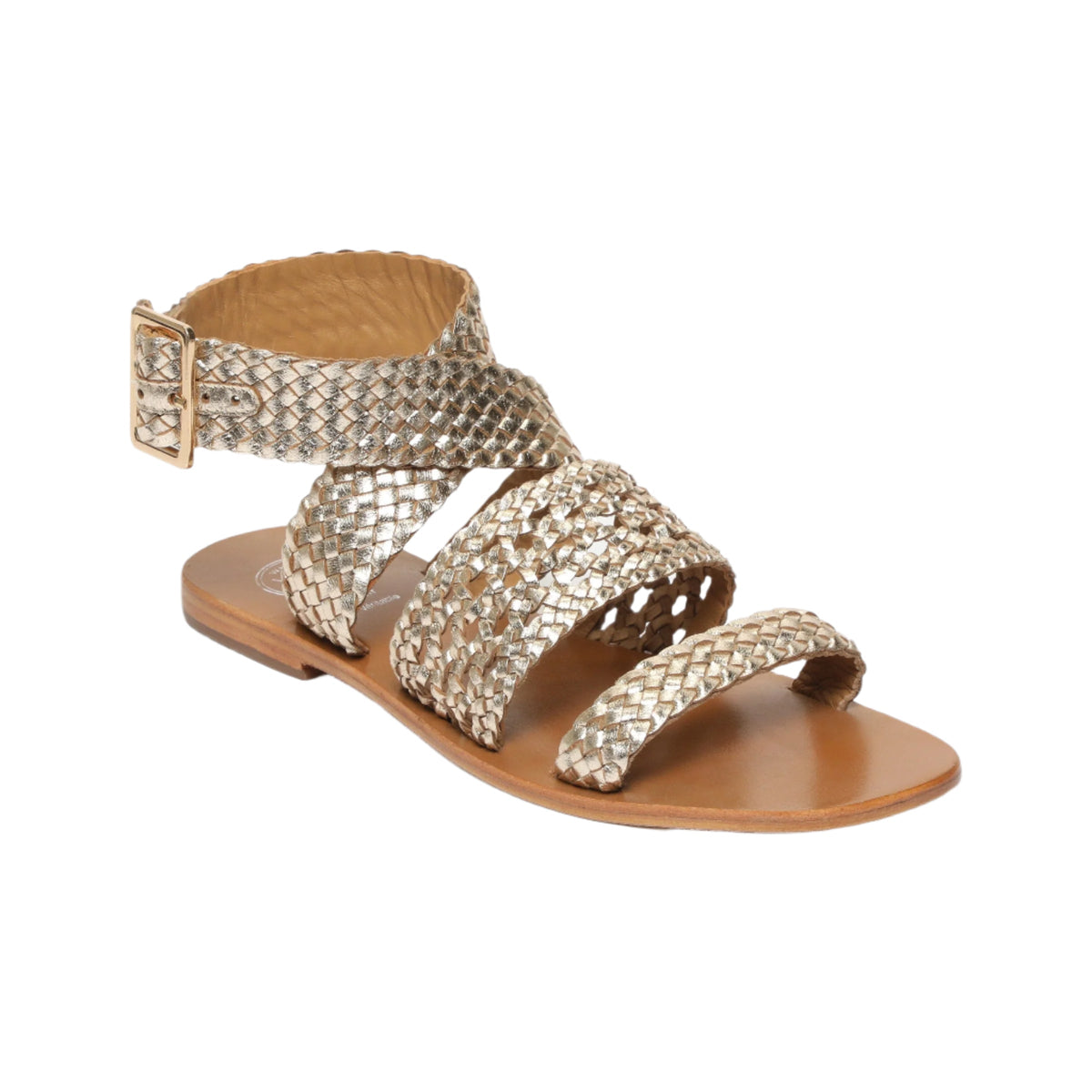 Sandales Solana - Gold Goat Leather - Gold