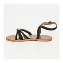 White Sun - Sandales Singla - Black / Gold - Femme