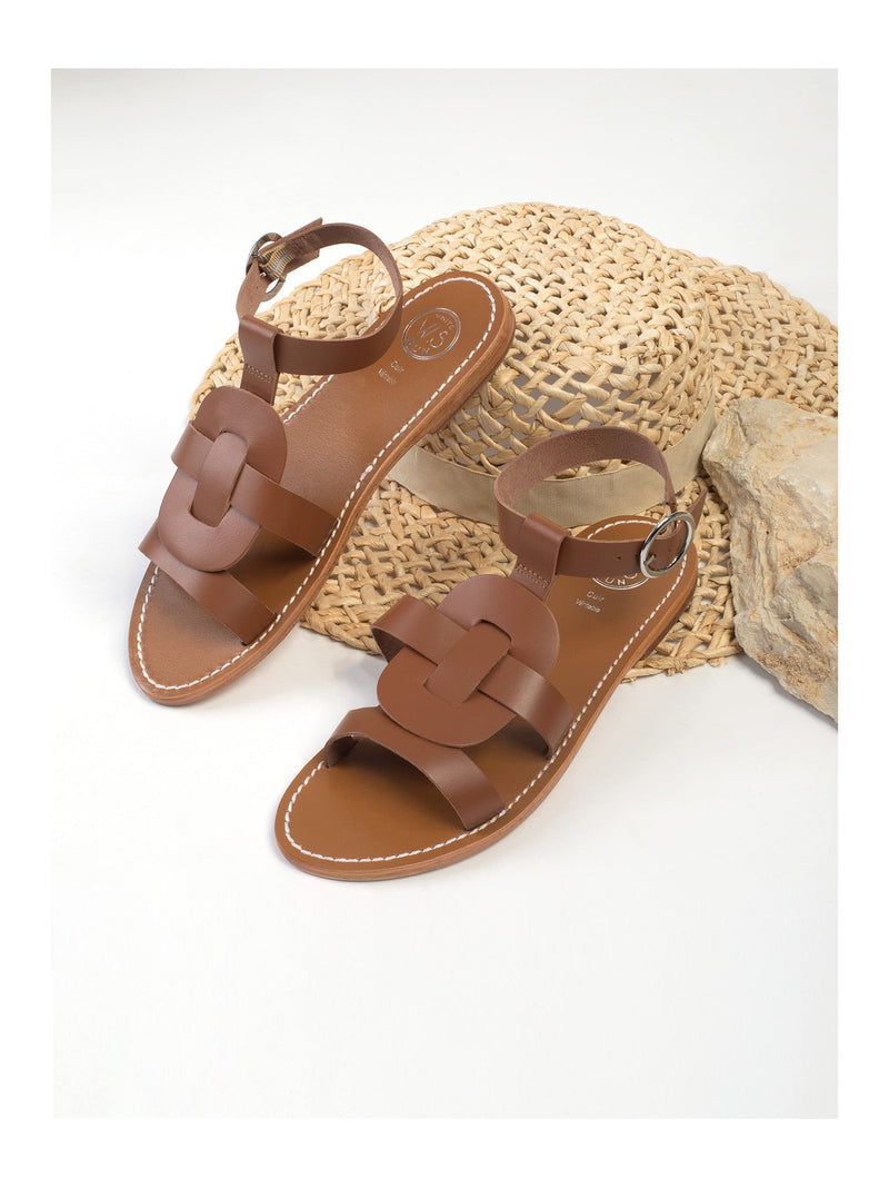 White Sun - Sandales Berrocal - Marron