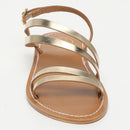 White Sun - Sandales Ardila - Gold Goat Leather - Doré