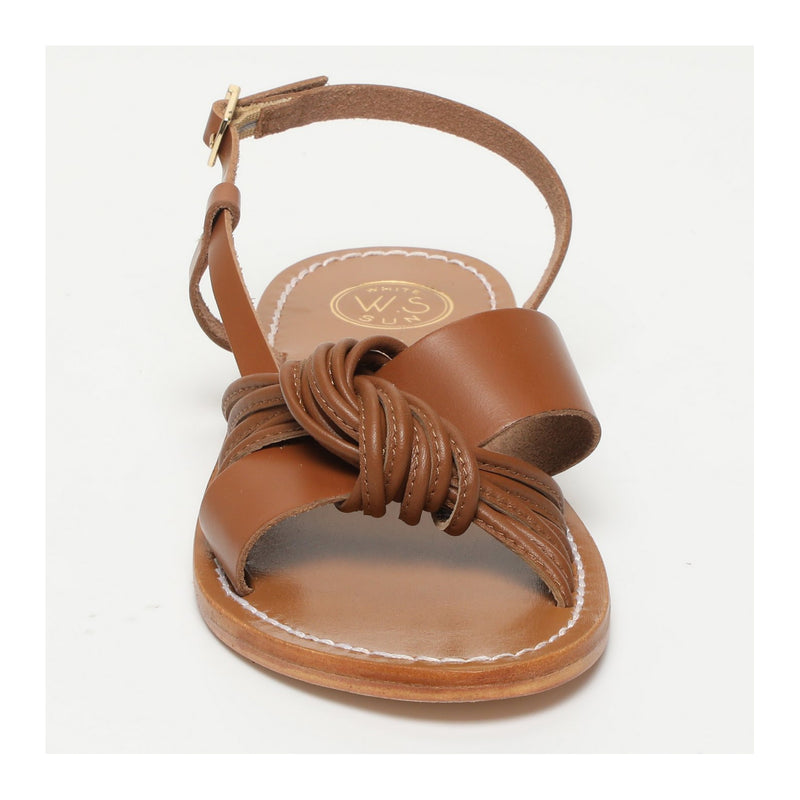 White Sun - Sandales Beas - Marron Buff - Marron