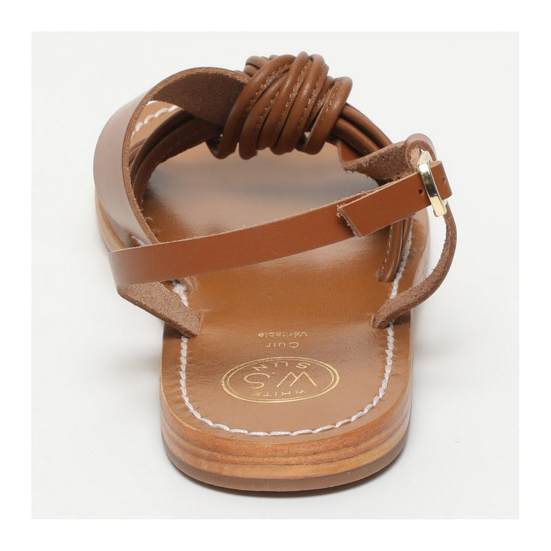 White Sun - Sandales Beas - Marron Buff - Marron