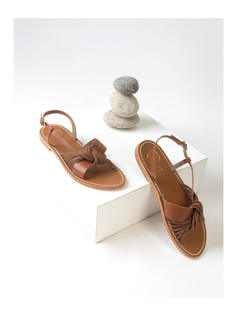 White Sun - Sandales Beas - Marron Buff - Marron