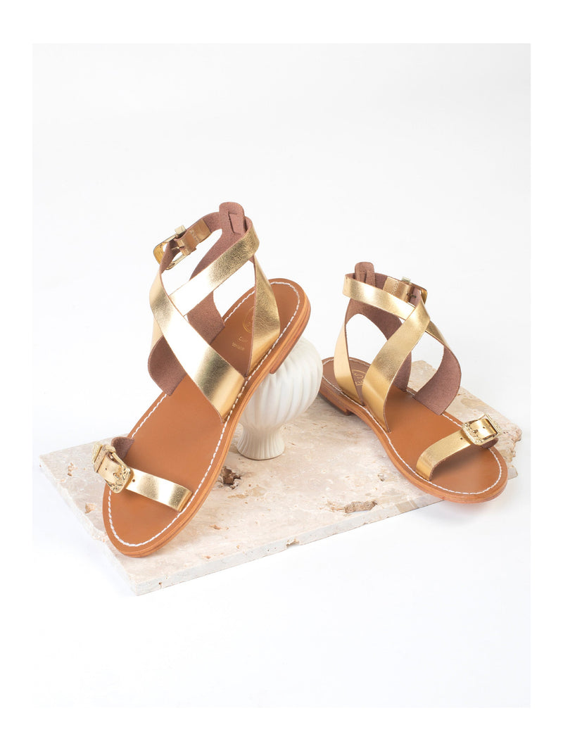 White Sun - Sandales Cartaya - Dark Gold - Femme