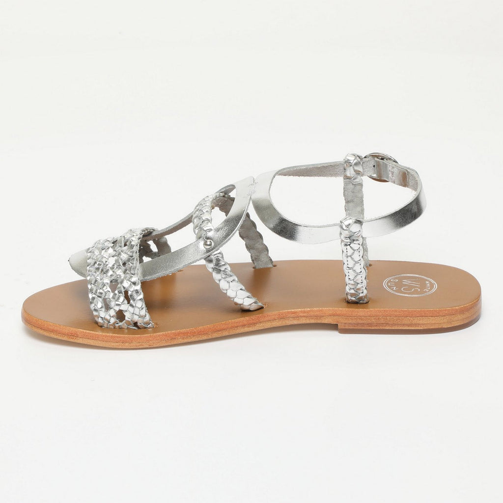 White Sun - Sandalias Castirla - Silver - Mujer