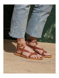 White Sun - Piana Sandals - Camel Buff - Camel
