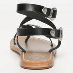 White Sun - Sandalias Piana - Negro Buff - Negro