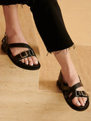 Sandalias Ampaza - Negro