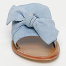White Sun - Mules Alba - Light Blue Goat Suede - Bleu