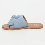 White Sun - Mules Alba - Ante de cabra azul claro - Azul