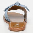 White Sun - Mules Alba - Ante de cabra azul claro - Azul