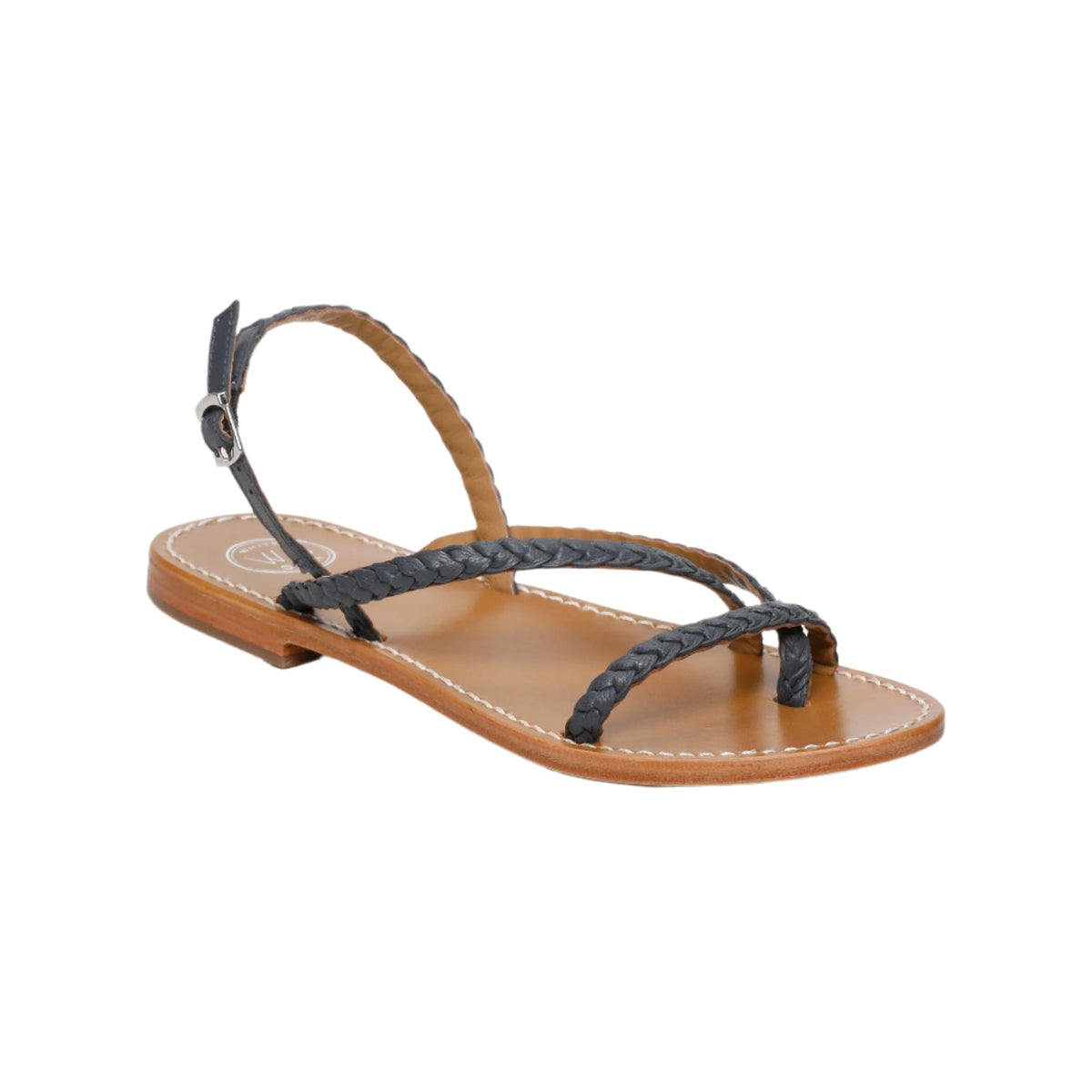 Oriole Sandals - Navy Goat Leather - Blue