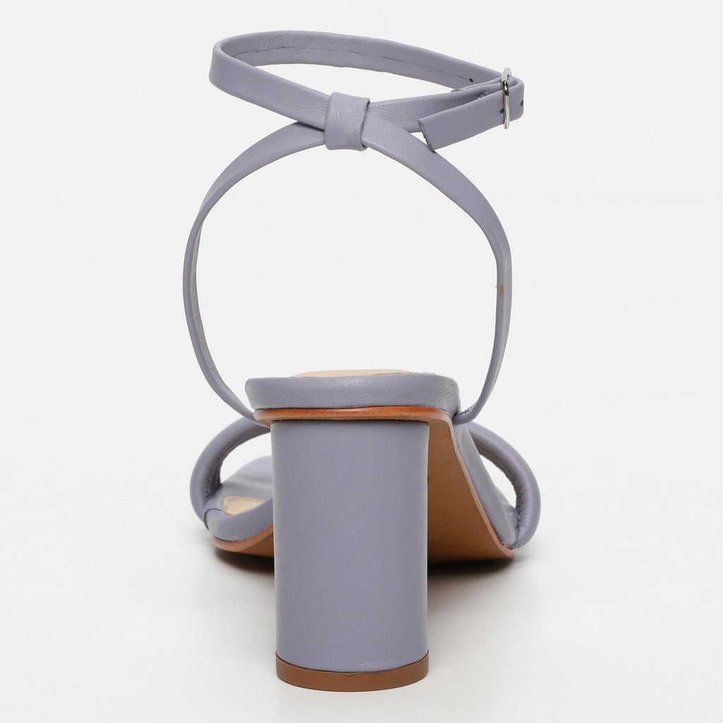 Daachayani Heeled Sandals - Lavender Sheep Nappa - Lavender