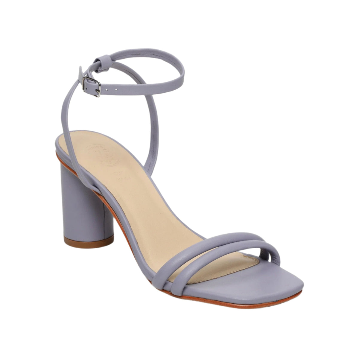 Daachayani Heeled Sandals - Lavender Sheep Nappa - Lavender