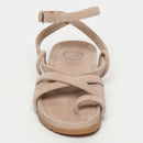 Sol Blanco - Sandalias Ava - Ante de cabra beige claro - Beige claro
