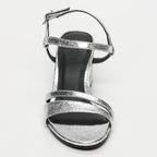 Sandales Darshika - Silver Crackle