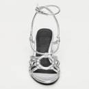 White Sun - Sandales Talon Deekshitha - Silver Sheep Metallic Nappa - Silver