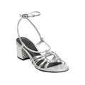 White Sun - Sandalias Tacón Deekshitha - Silver Sheep Metallic Nappa - Plata