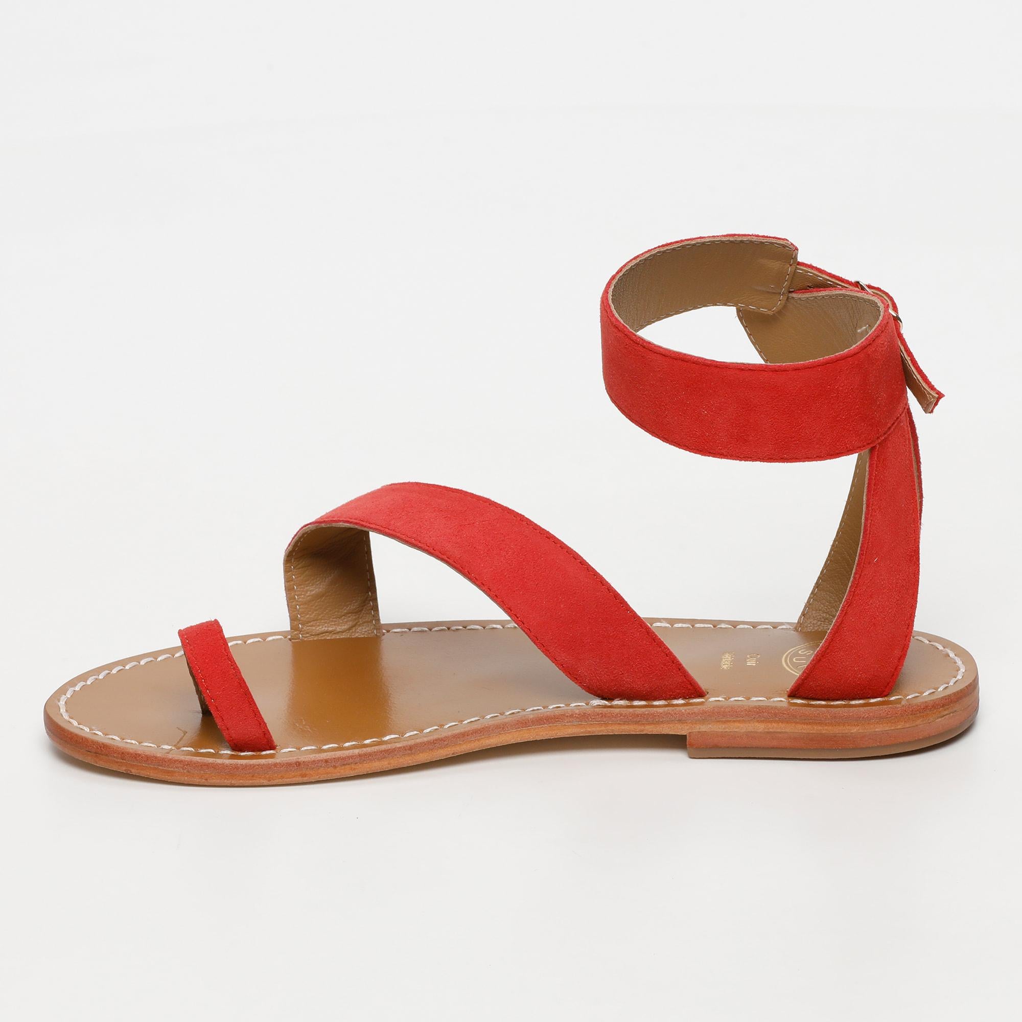 Deeva Sandals - Strawberry