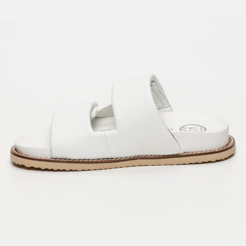 White Sun - Penelope Heeled Sandal - White