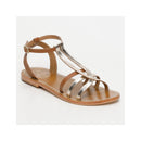 Thoasa Sandals - Gold+Camel