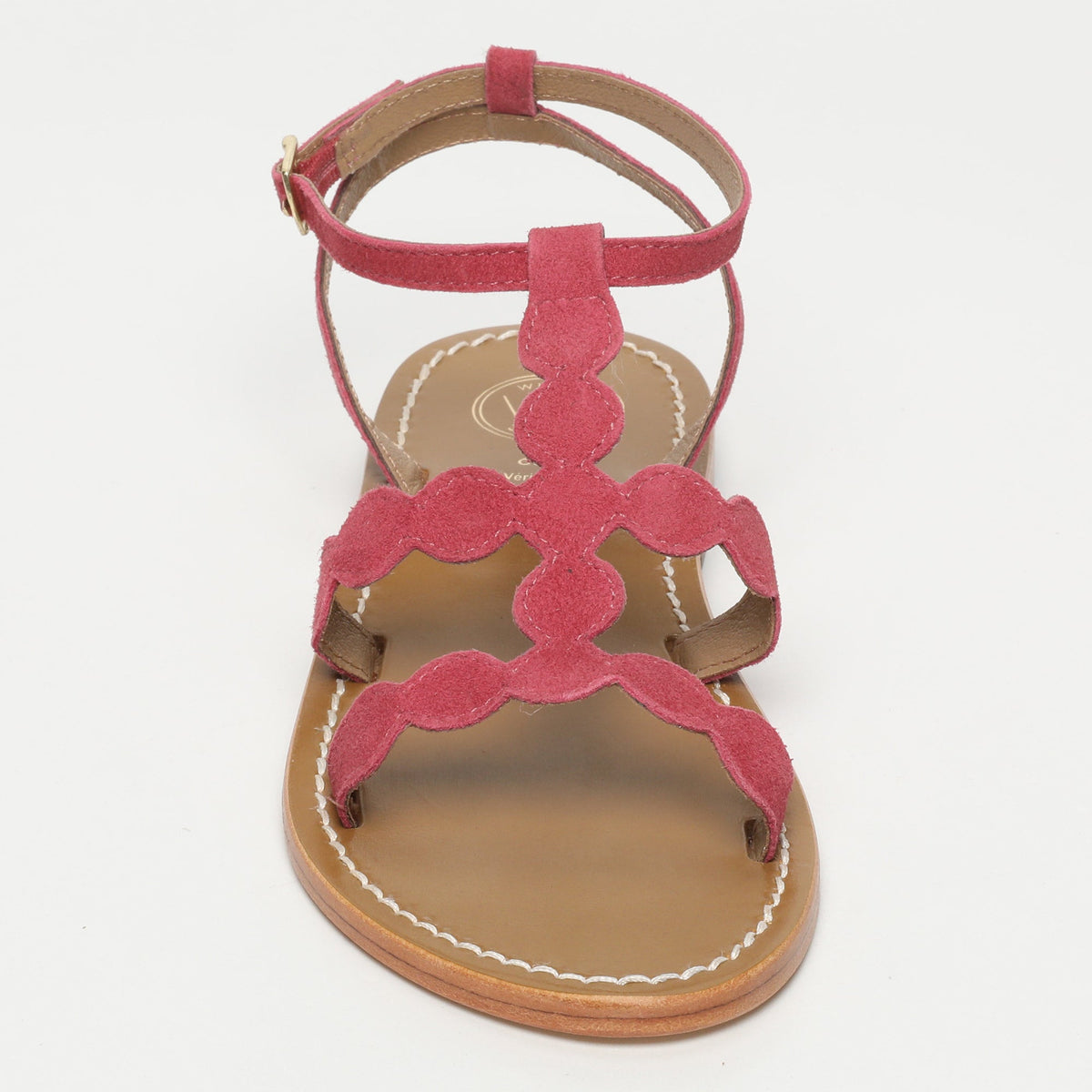 Thuja Sandals - Raspberry Goat Suede - Raspberry