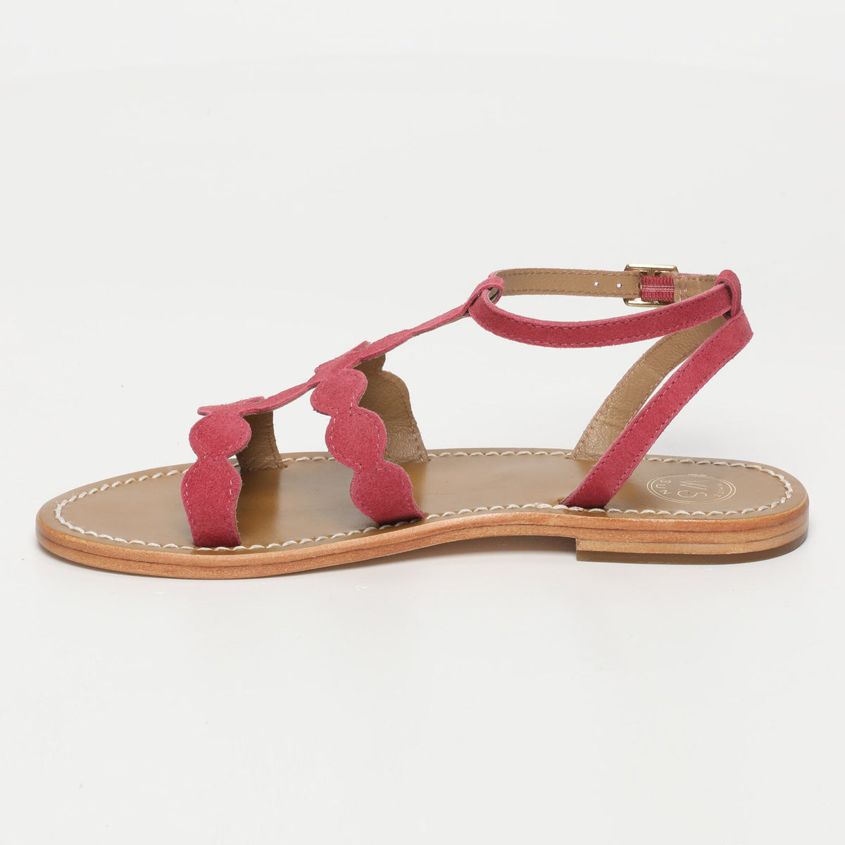 Thuja Sandals - Raspberry Goat Suede - Raspberry