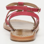 Thuja Sandals - Raspberry Goat Suede - Raspberry