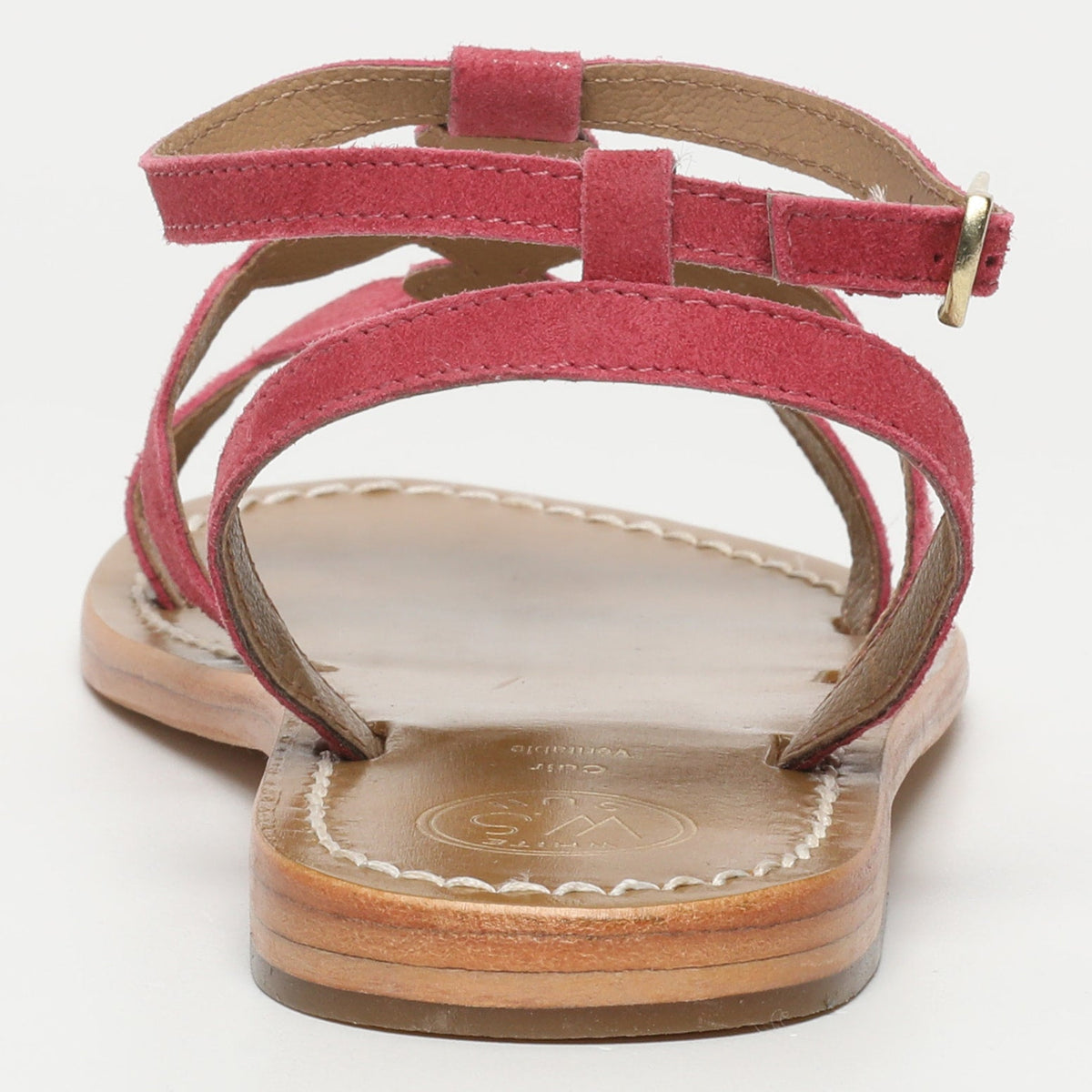 Thuja Sandals - Raspberry Goat Suede - Raspberry