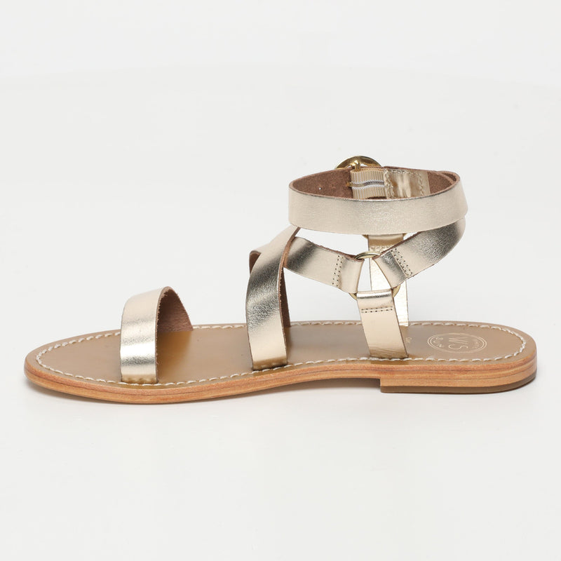 Sol Blanco - Sandalias Charel - Buff Dorado - Dorado