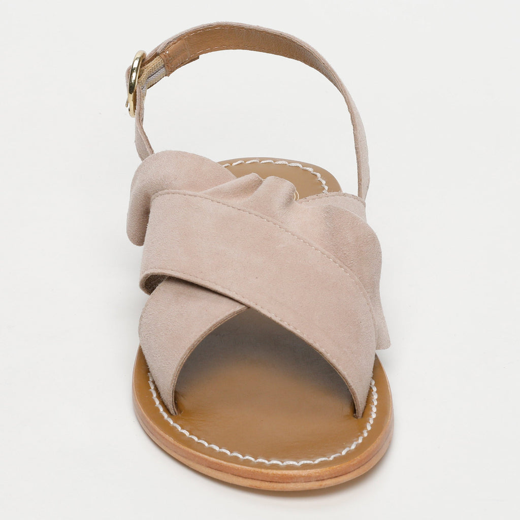 Sandalias Lilly - Light Beige Goat Suede - Light Beige
