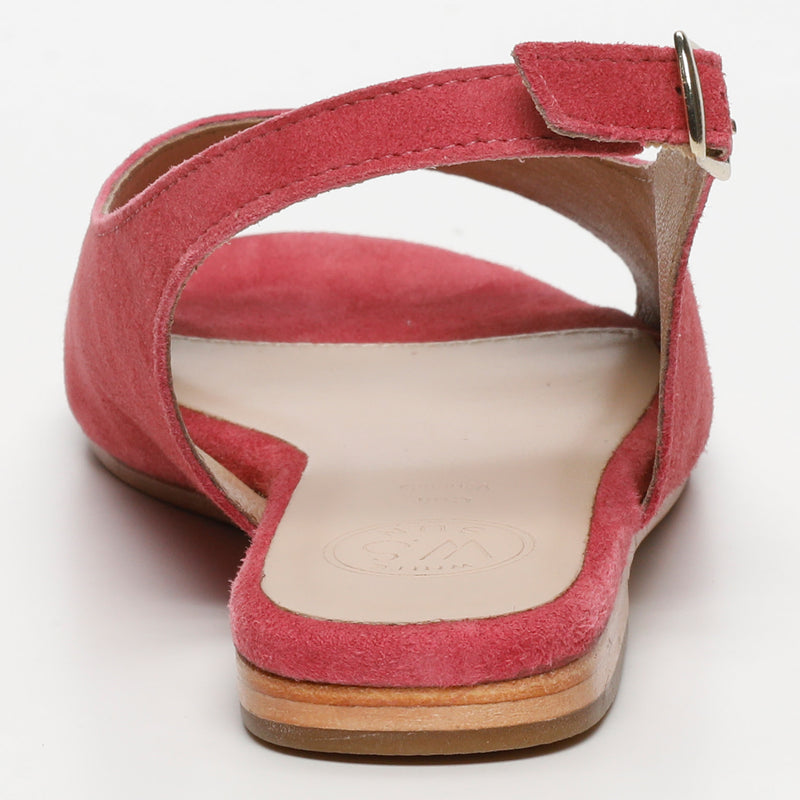 White Sun - Sandales Charly - Raspberry Goat Suede - Raspberry