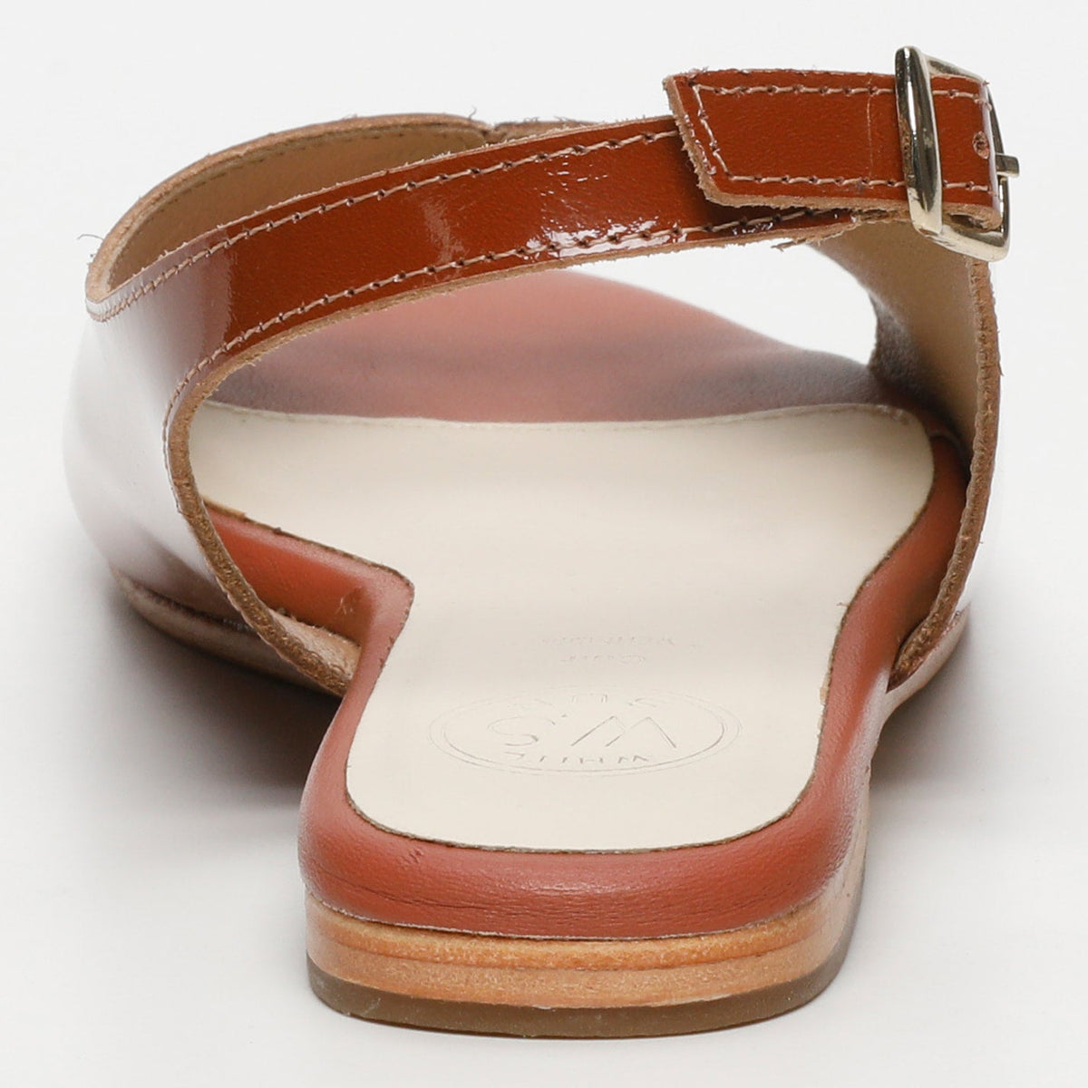 Charly Sandals - Camel Patent