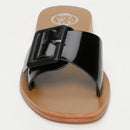 Ardashir Sandals - Black Patent