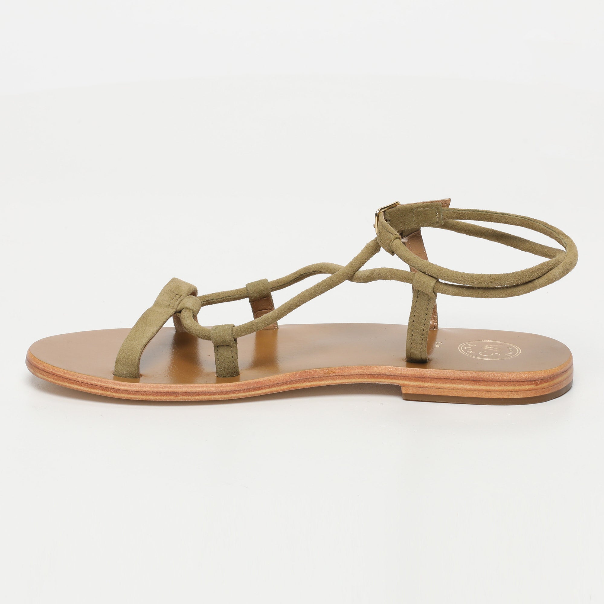 White Sun - Sandalias Taylee - Ante de cabra oliva - Oliva