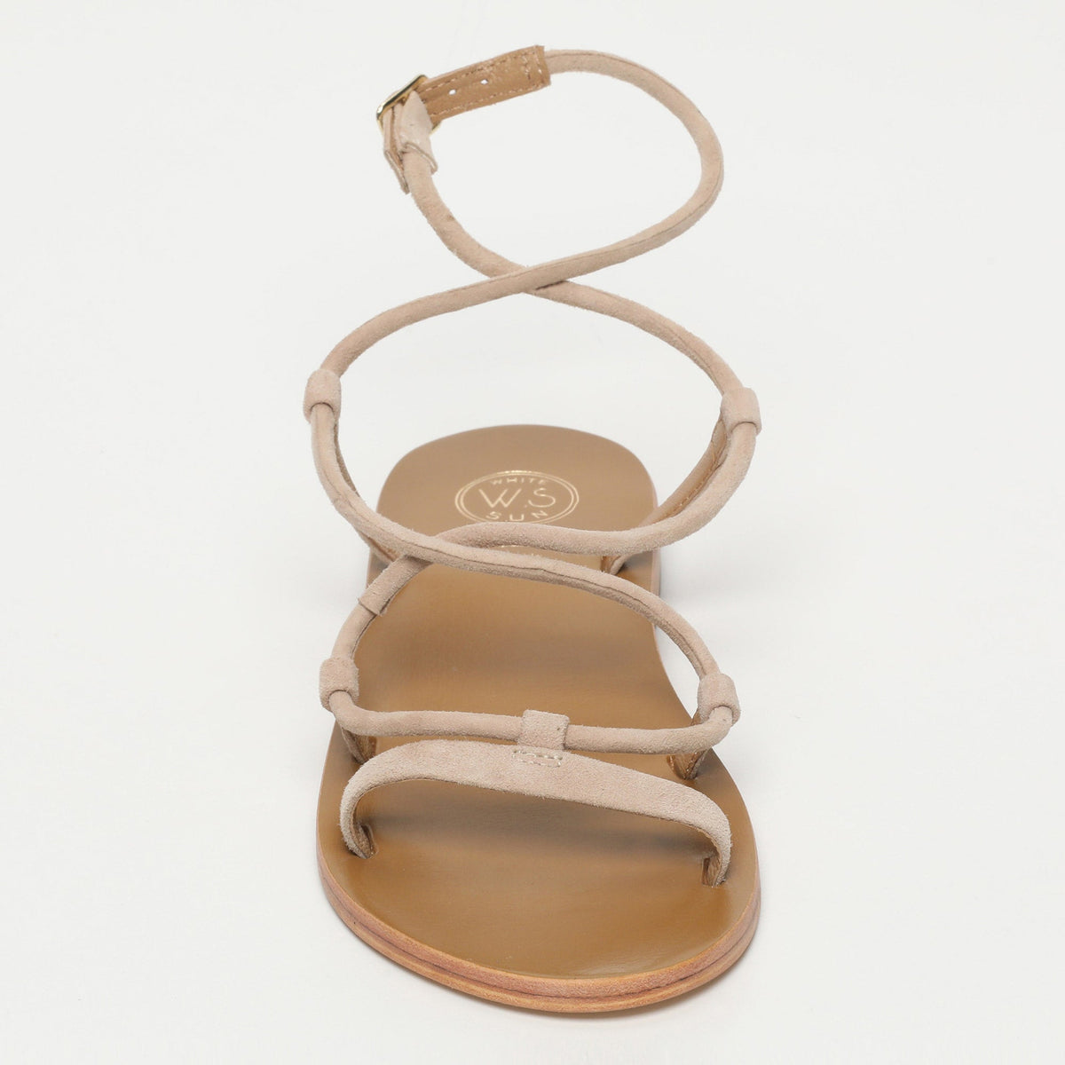 Taylee Sandals - Light Beige Goat Suede - Light Beige