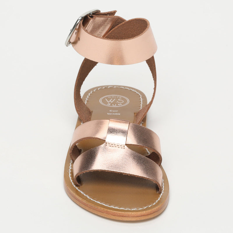 White Sun - Sandalias Tahani - Rosegold Buff - Rosa